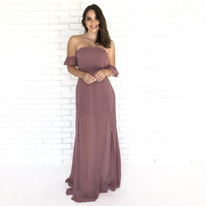 Special Day Mauve Maxi Dress - Dainty Hooligan