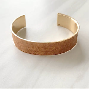 Camel Texture Bangle Bracelet - Dainty Hooligan