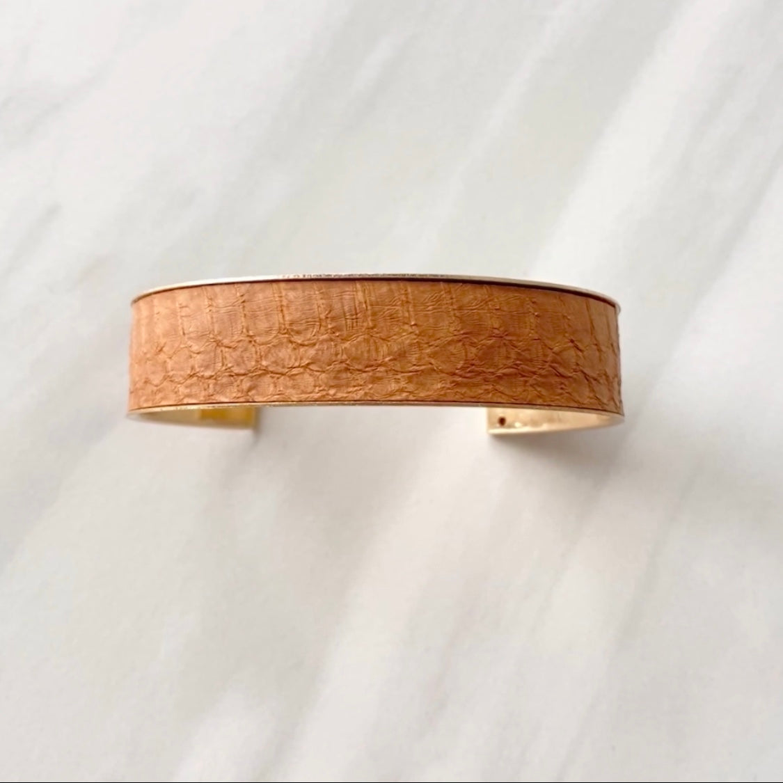 Camel Texture Bangle Bracelet - Dainty Hooligan