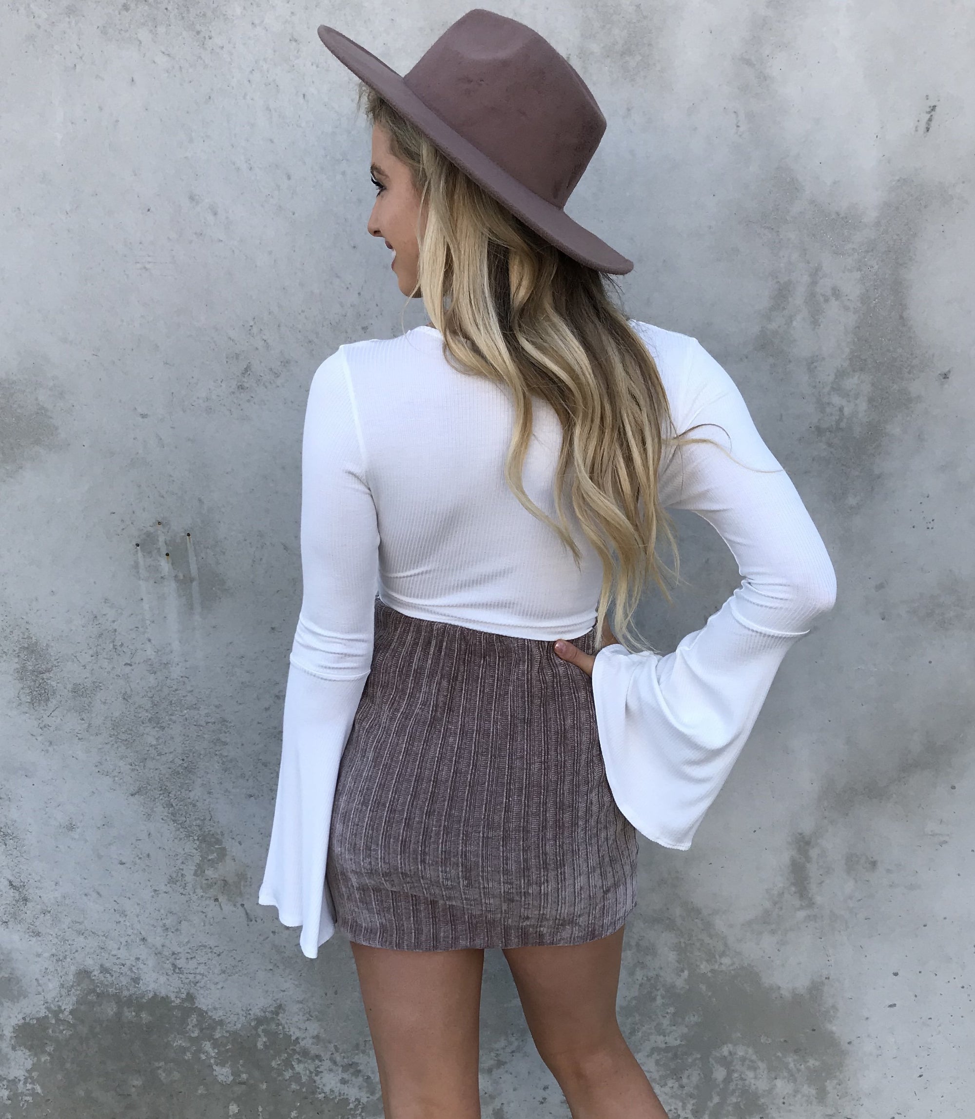 Side Liner Wrap Bodysuit in Ivory - Dainty Hooligan