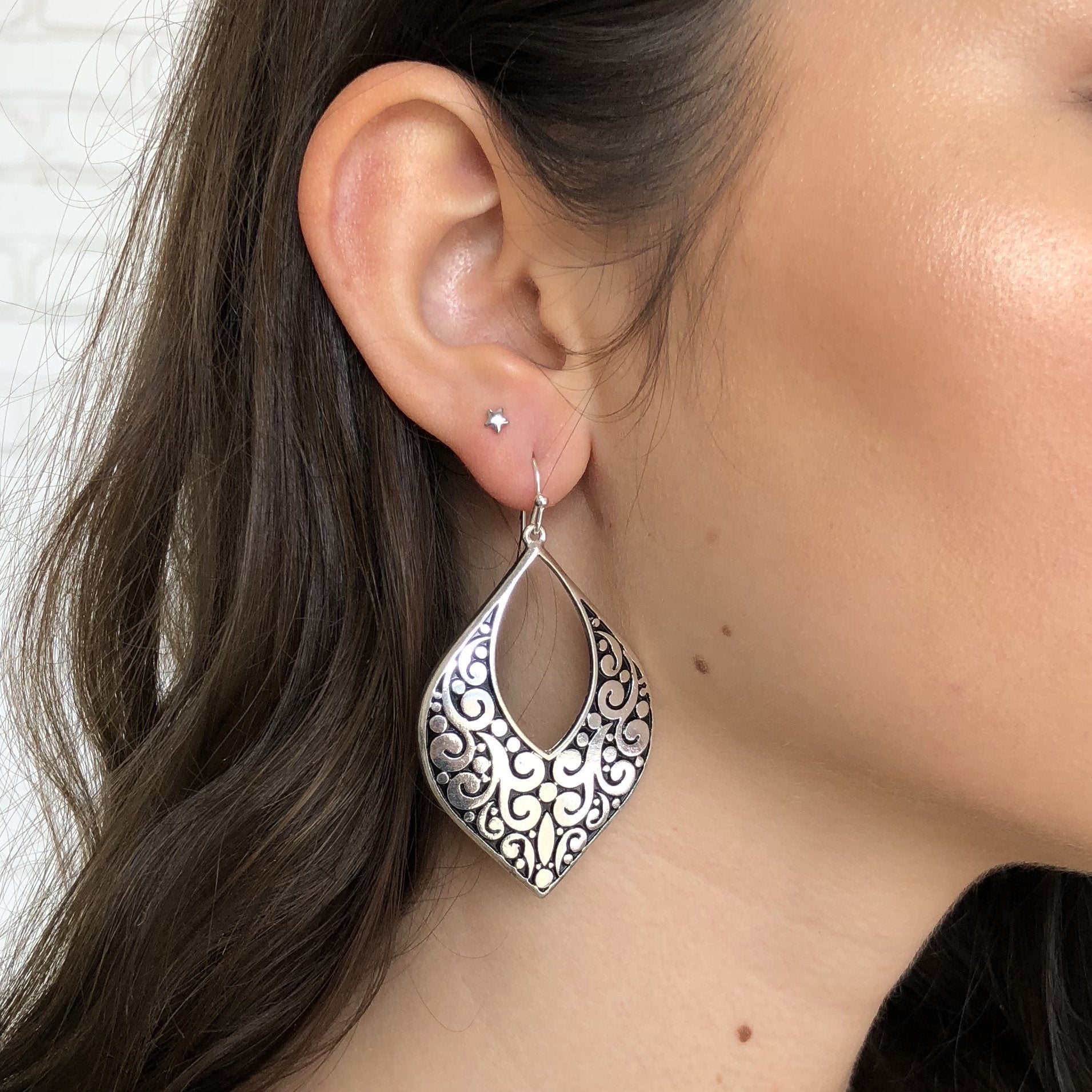 Treasure Chest Silver Earrings - Dainty Hooligan