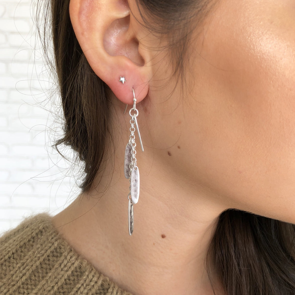 Charming Chime Earrings in Silver - Dainty Hooligan