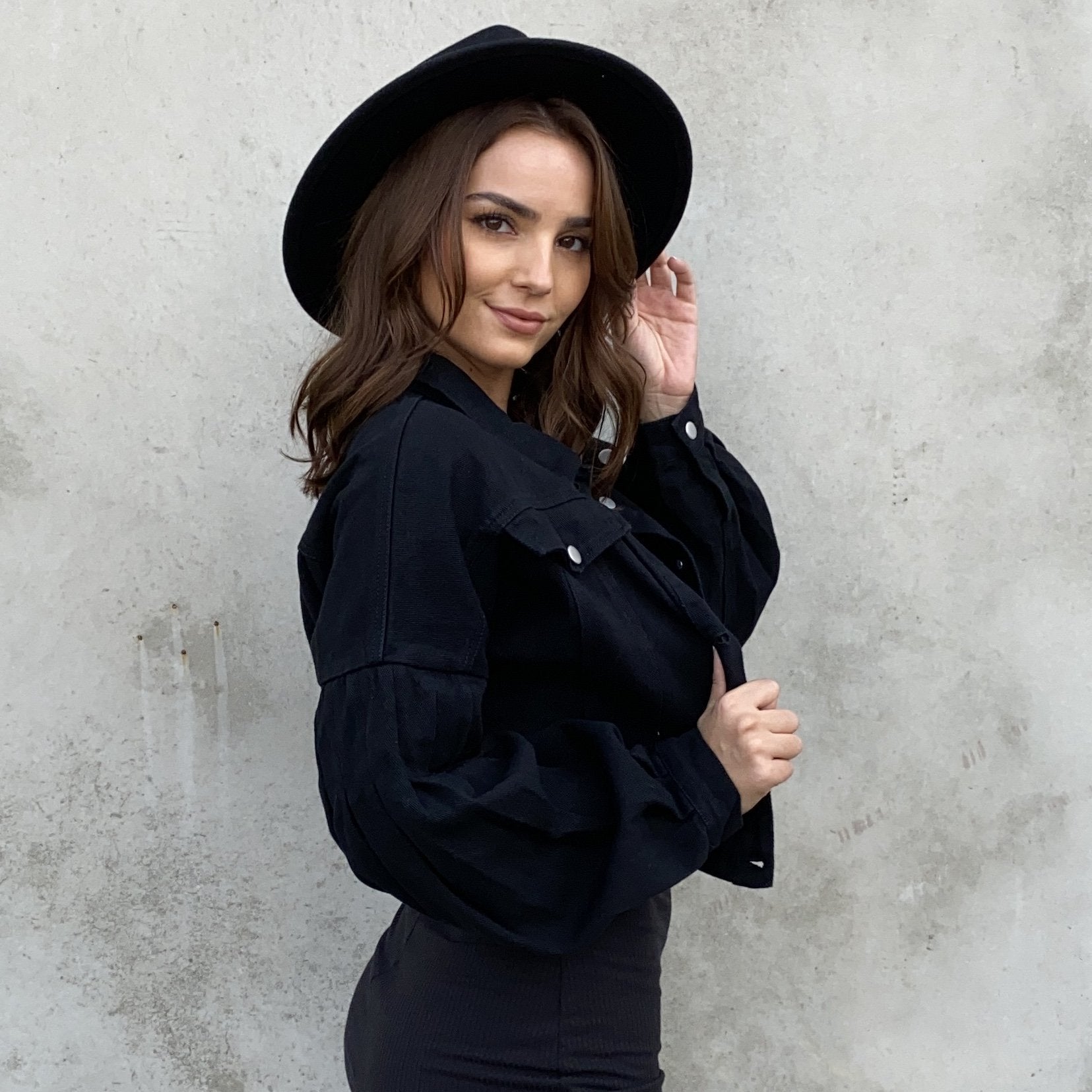 Rumor Has It Black Denim Jacket - Dainty Hooligan