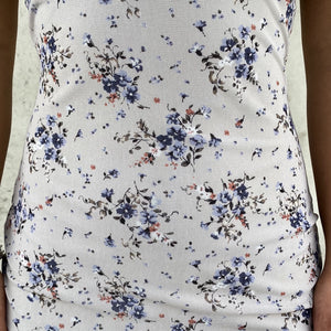 Lighten Up Floral Bodycon in Grey - Dainty Hooligan