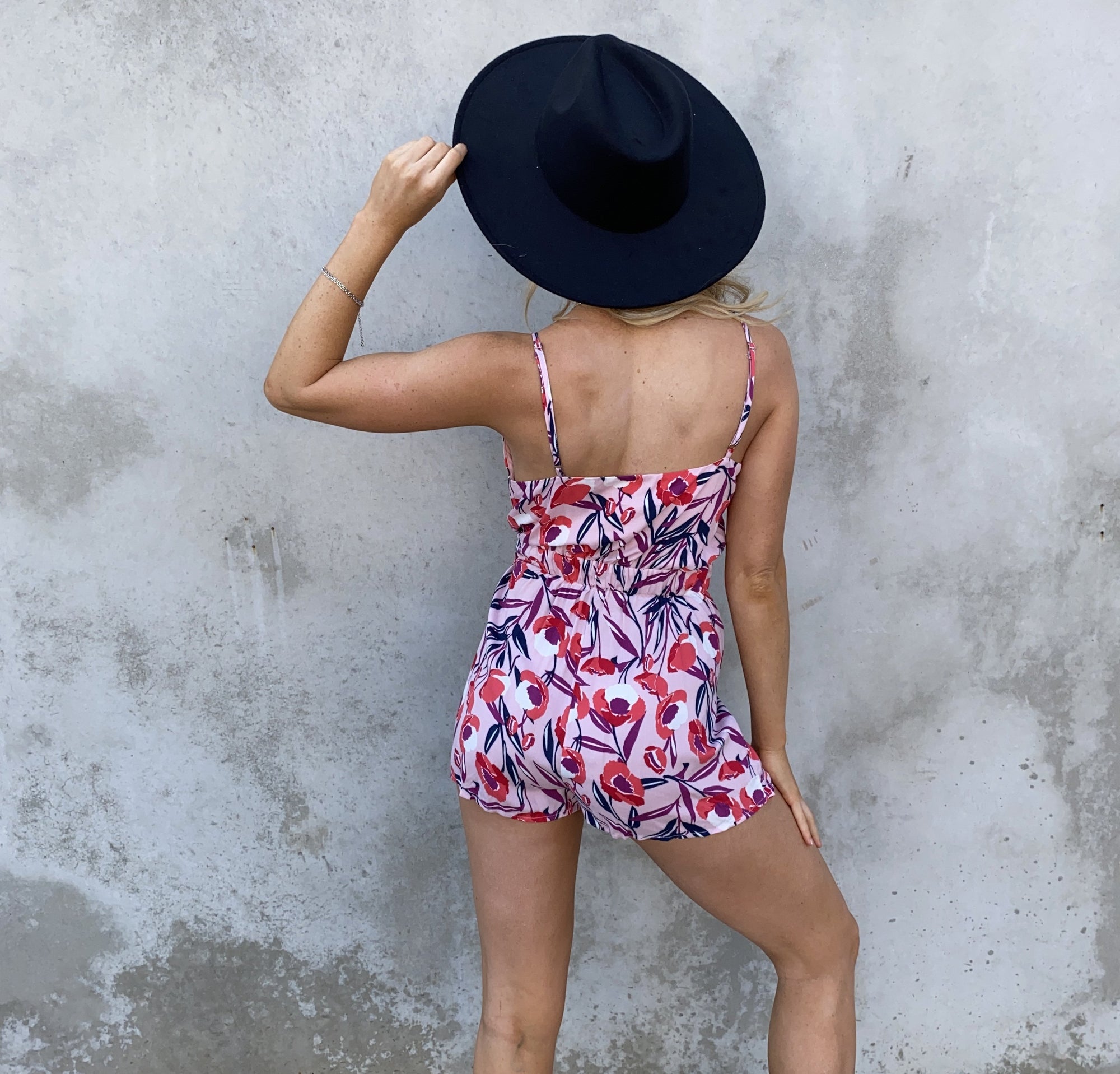 Floral Delight Wrap Romper - Dainty Hooligan