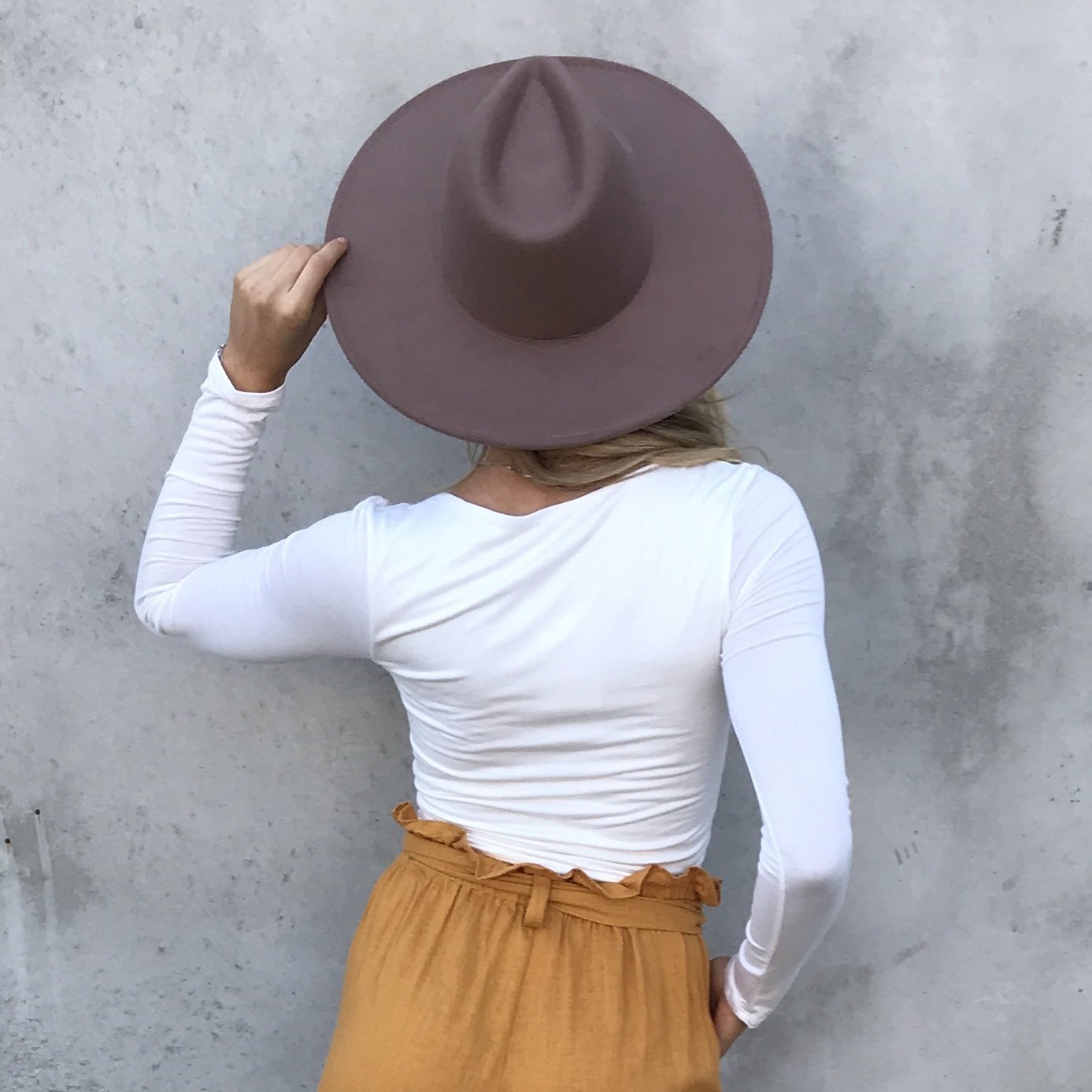 Hailey Long Sleeve Jersey Top in Ivory - Dainty Hooligan