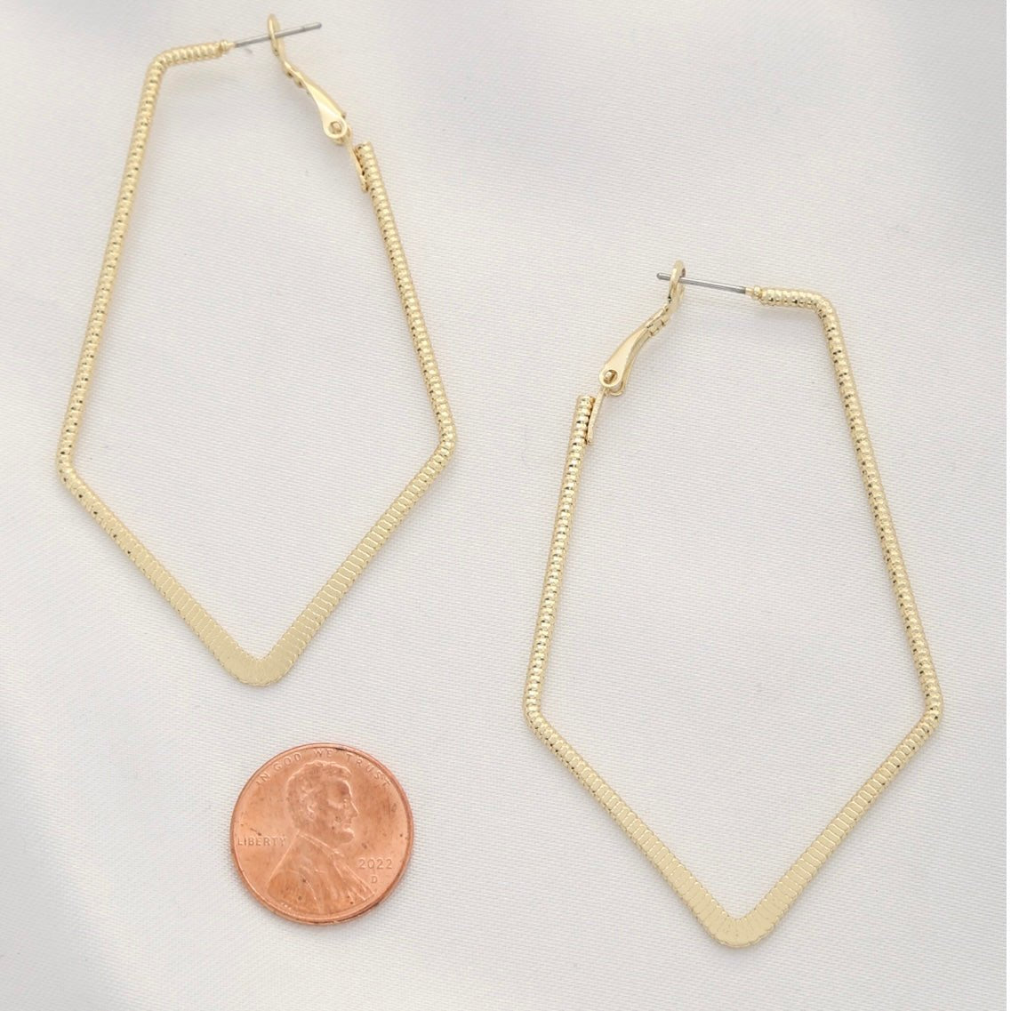 Texture Gold Geo Earrings