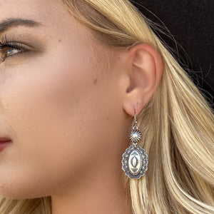 Adventure Antique Silver Earrings - Dainty Hooligan