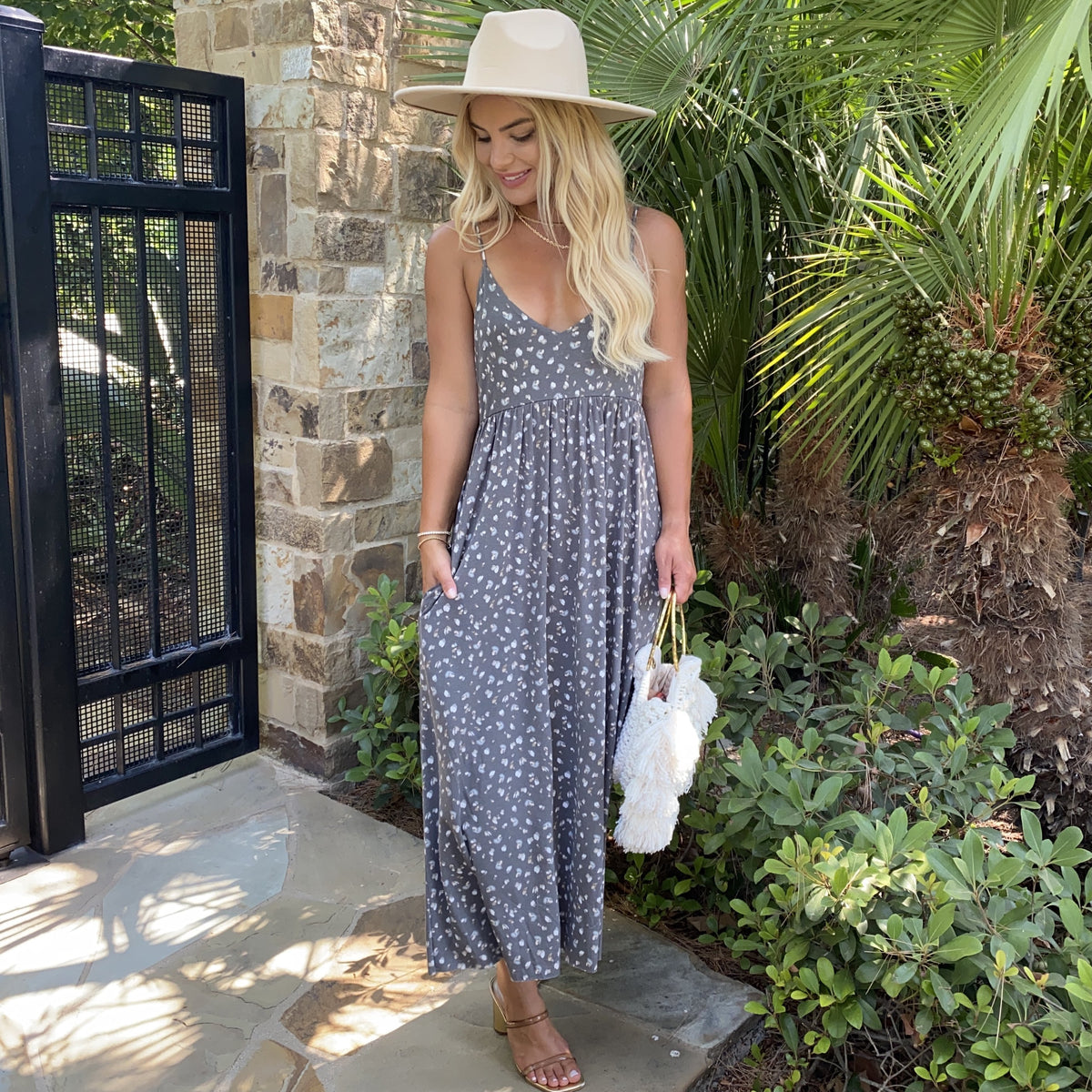 Urban Chic Floral Ankle Maxi Dress - Dainty Hooligan