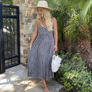 Urban Chic Floral Ankle Maxi Dress - Dainty Hooligan