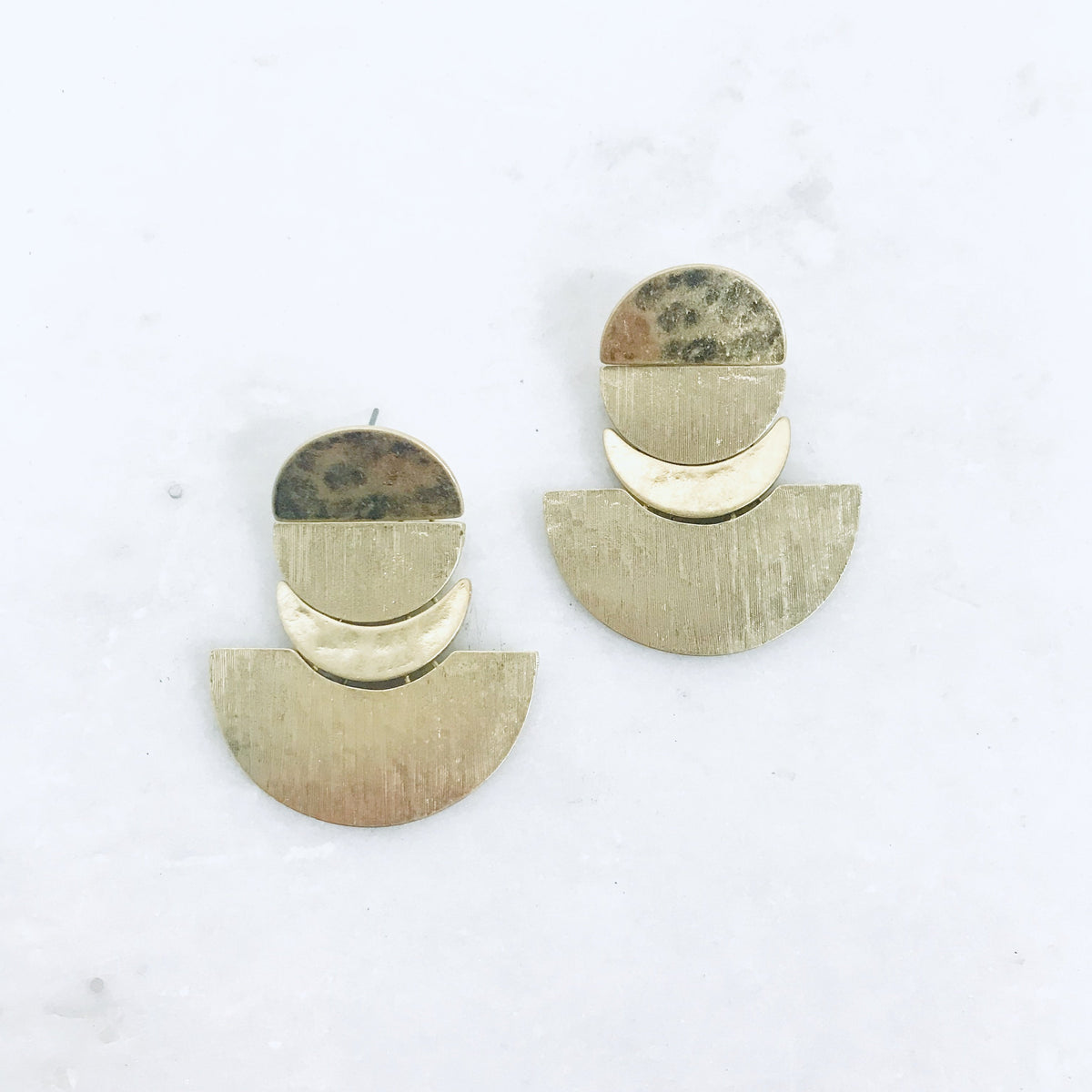 Evolve Gold Earrings - Dainty Hooligan