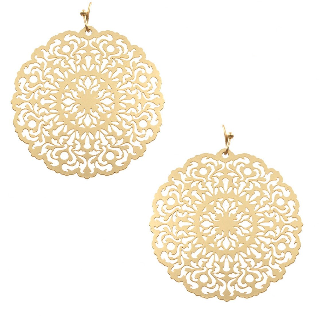 Mezcal Filigree Gold Earrings