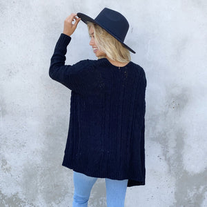 Dark Side Black Knit Cardigan Sweater - Dainty Hooligan