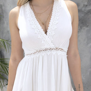 Love Never Fades White Skater Dress - Dainty Hooligan