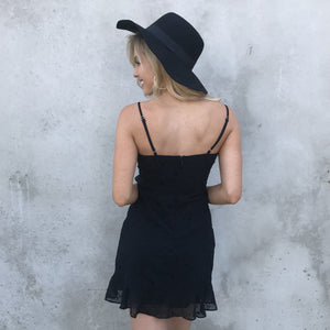 With or With Out You Eyelet Ruffle Dress - Dainty Hooligan