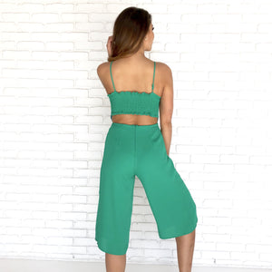 Keep Your Cool Jumpsuit In Green - Dainty Hooligan