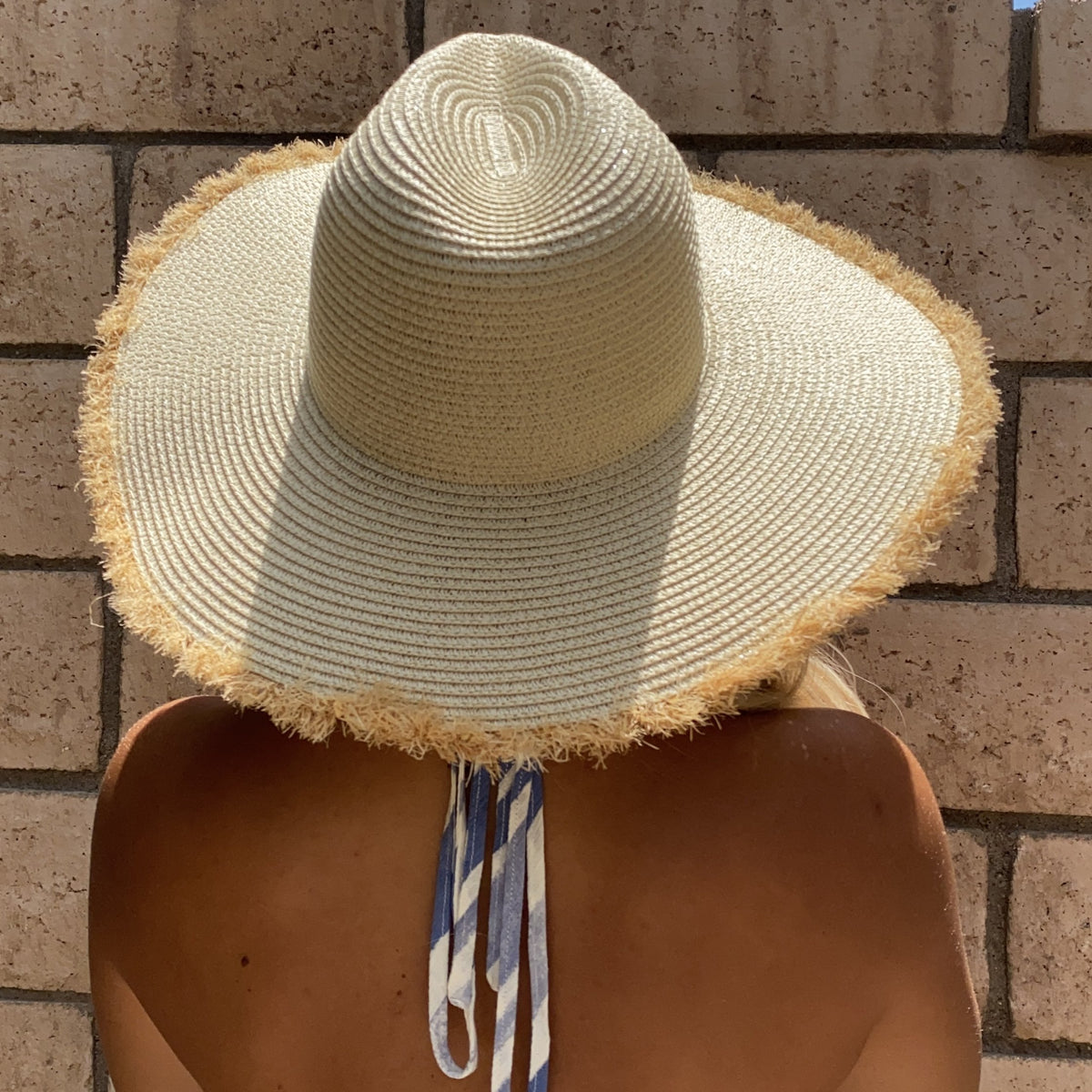 FRAYED EDGE STRAW HAT - Dainty Hooligan