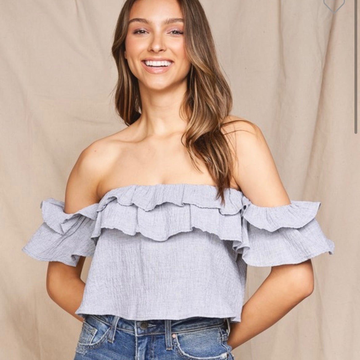 Frill Fever in Grey