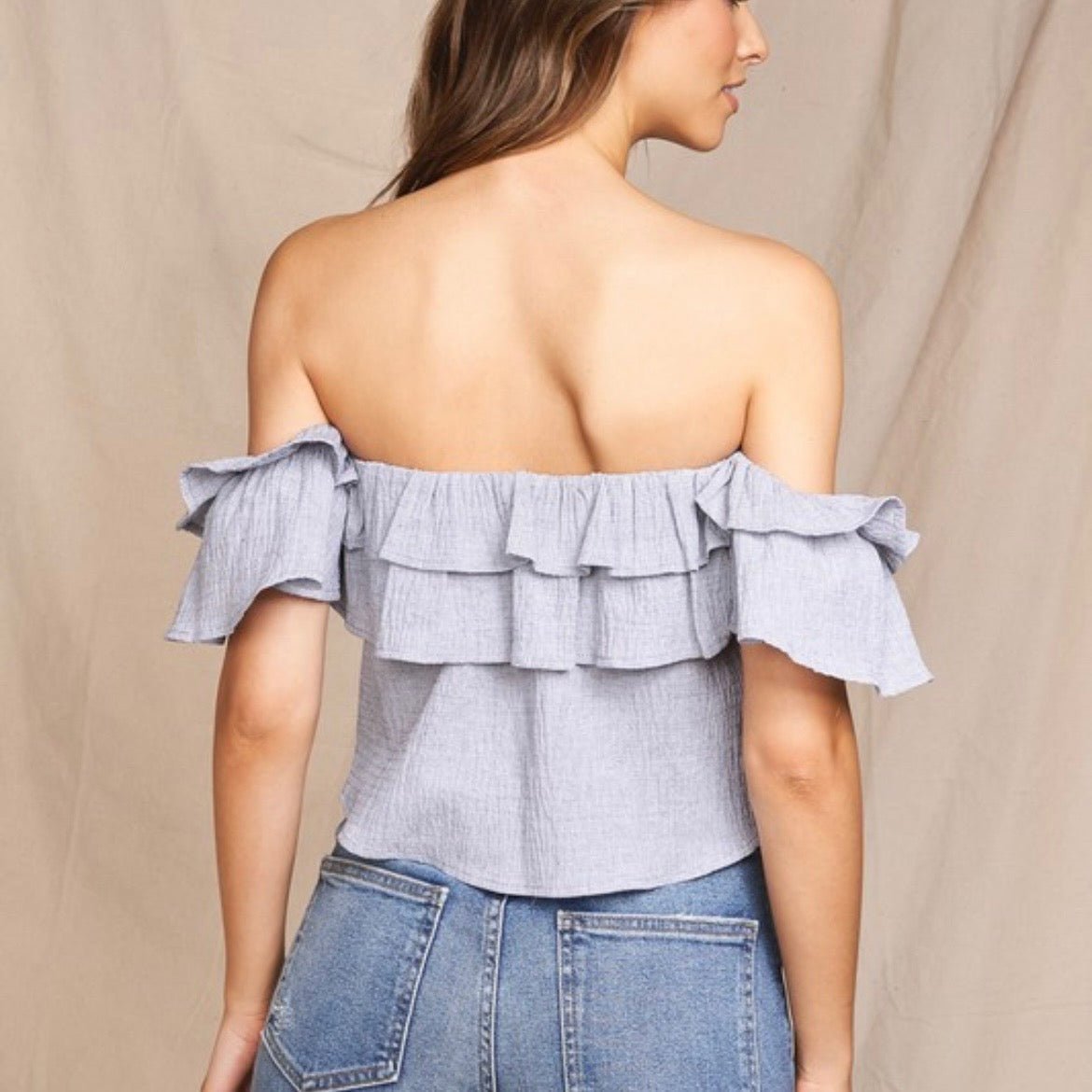 Frill Fever in Grey