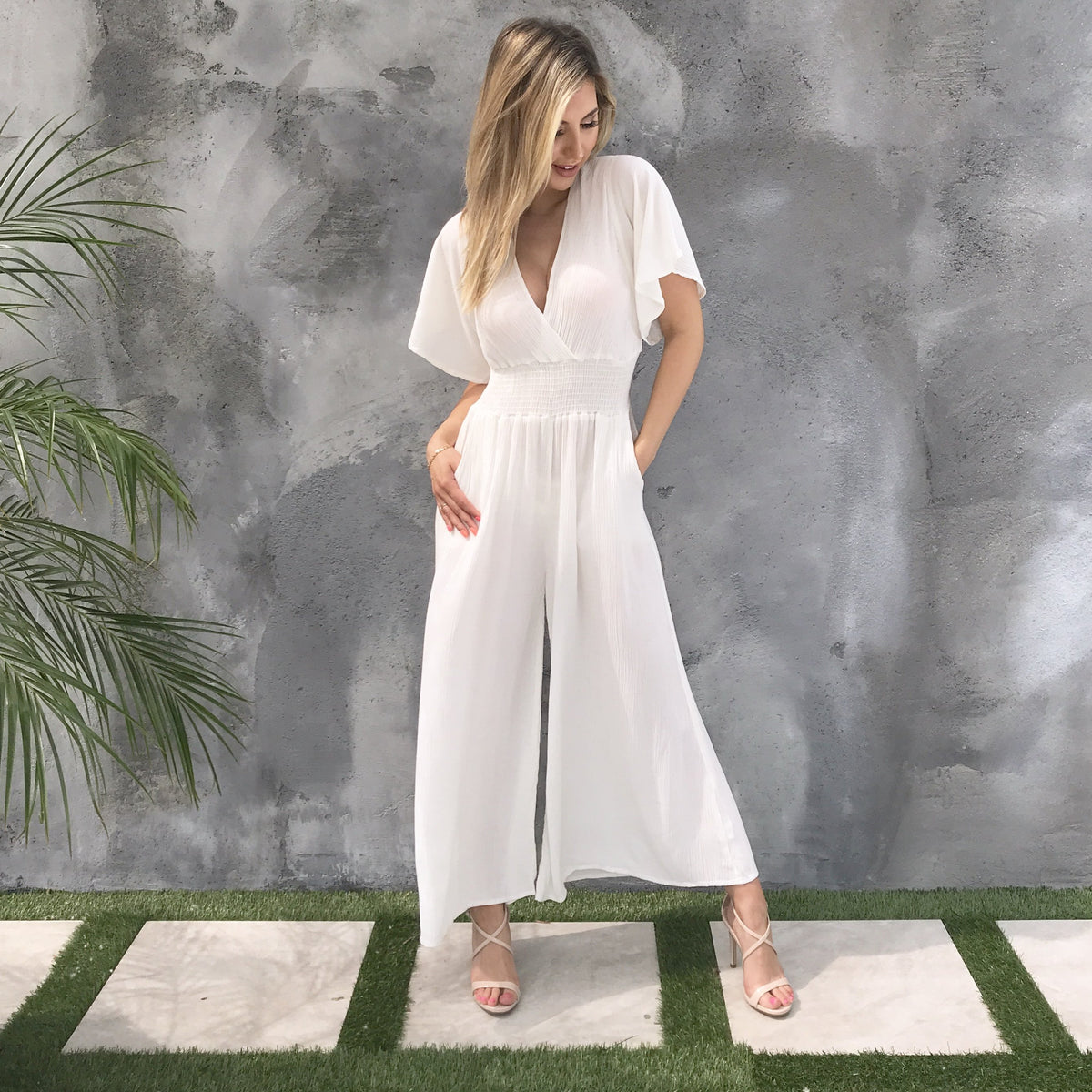 Eternal Love Jumpsuit in White - Dainty Hooligan