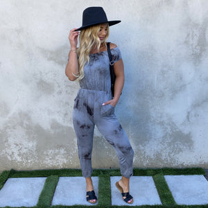 Day To Night Tie Dye Jersey Jumpsuit - Dainty Hooligan