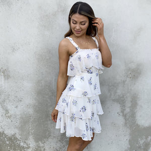 Work For It Floral Ruffle Dress - Dainty Hooligan