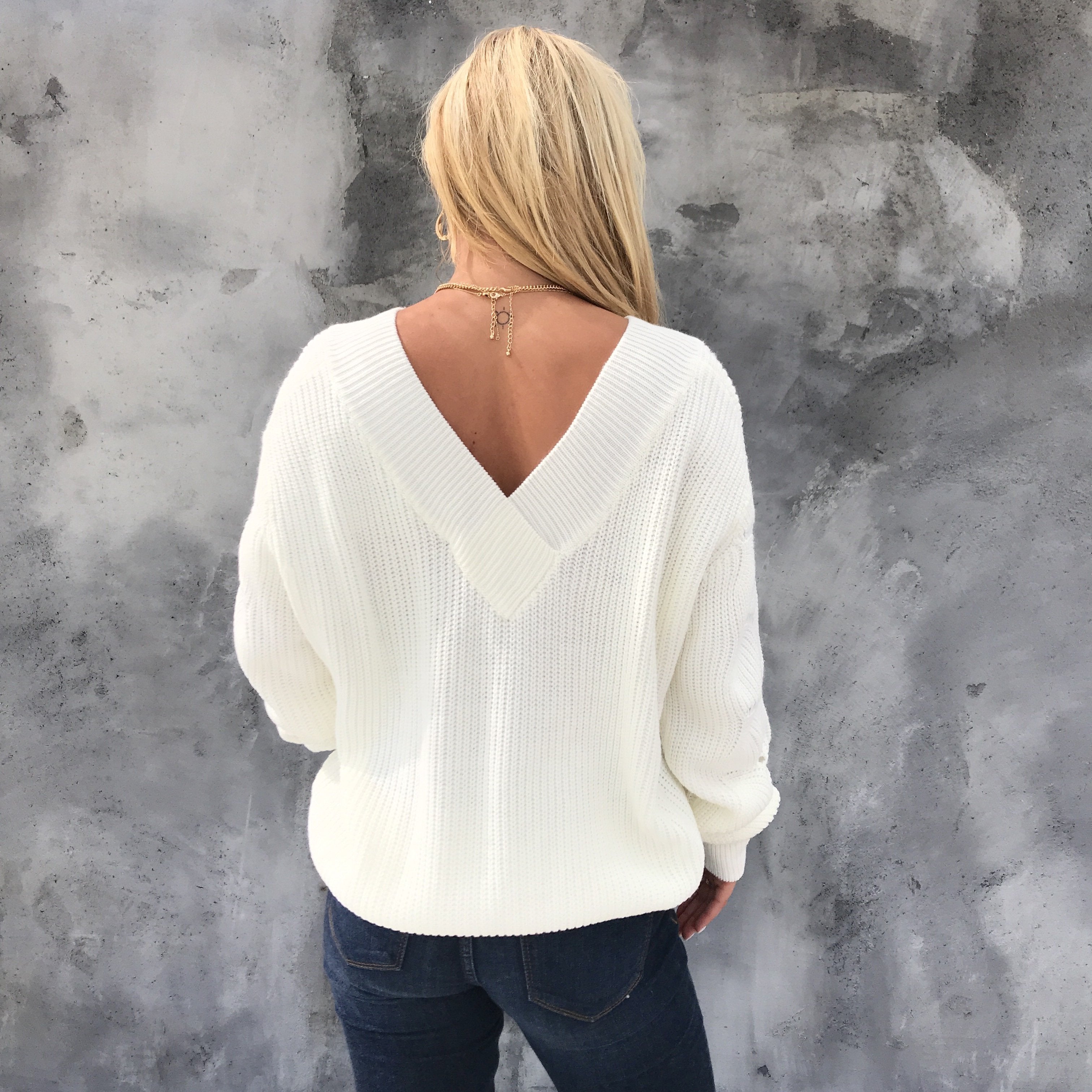 Sweet Snow Knit Sweater - Dainty Hooligan