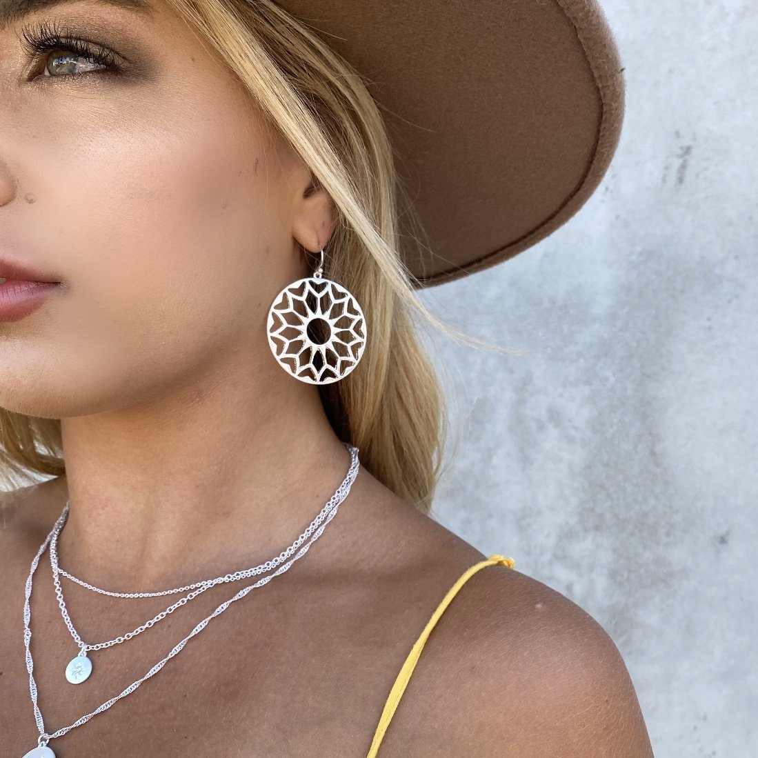 Morning Star Silver Earrings - Dainty Hooligan