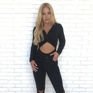 Weekend Lover Black Bodysuit - Dainty Hooligan