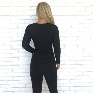 Weekend Lover Black Bodysuit - Dainty Hooligan