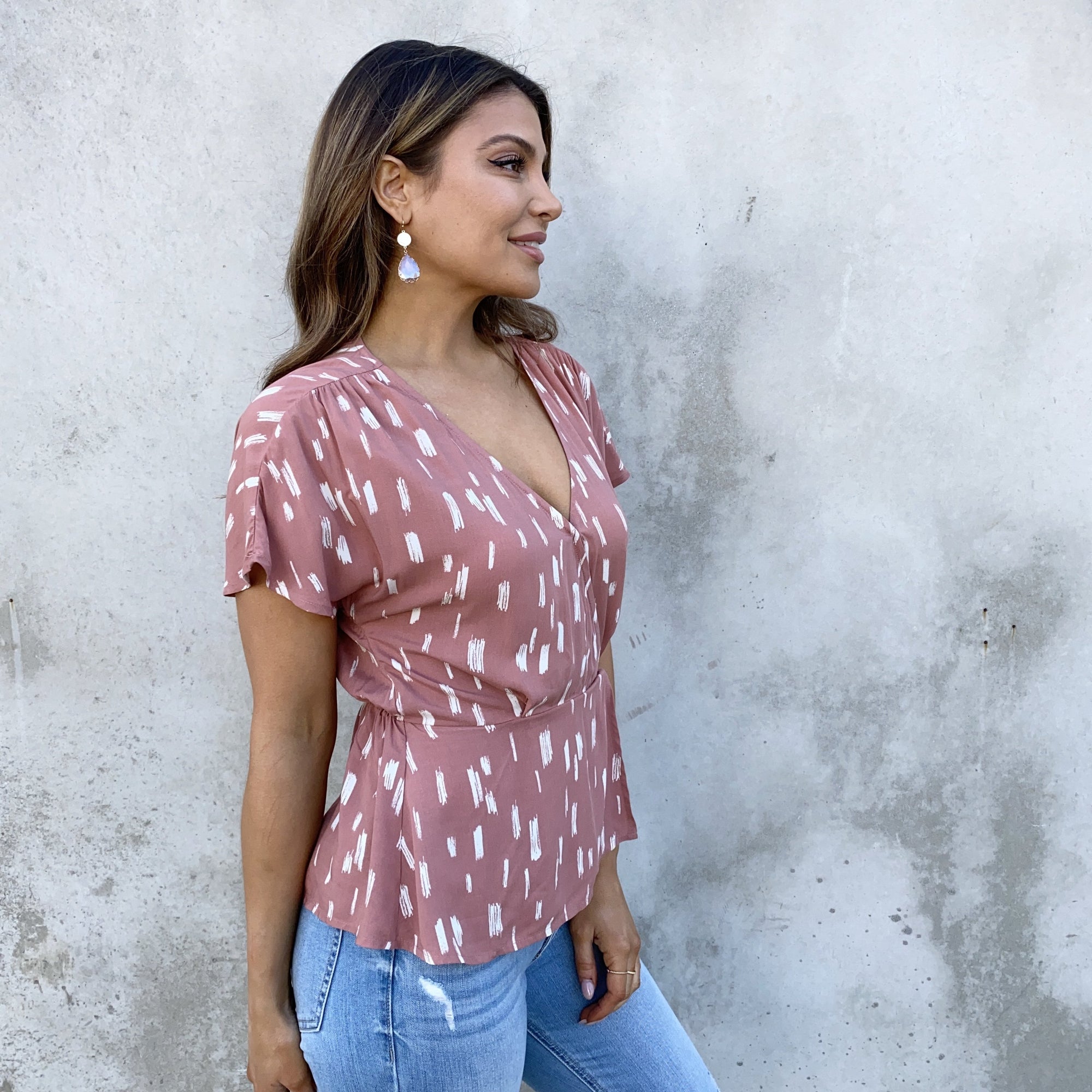 Cool & Collected Wrap Blouse - Dainty Hooligan