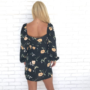 Treasure Me Floral Tie Dress - Dainty Hooligan