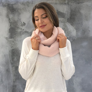 Softest Touch Infinity Scarf in Pink - Dainty Hooligan