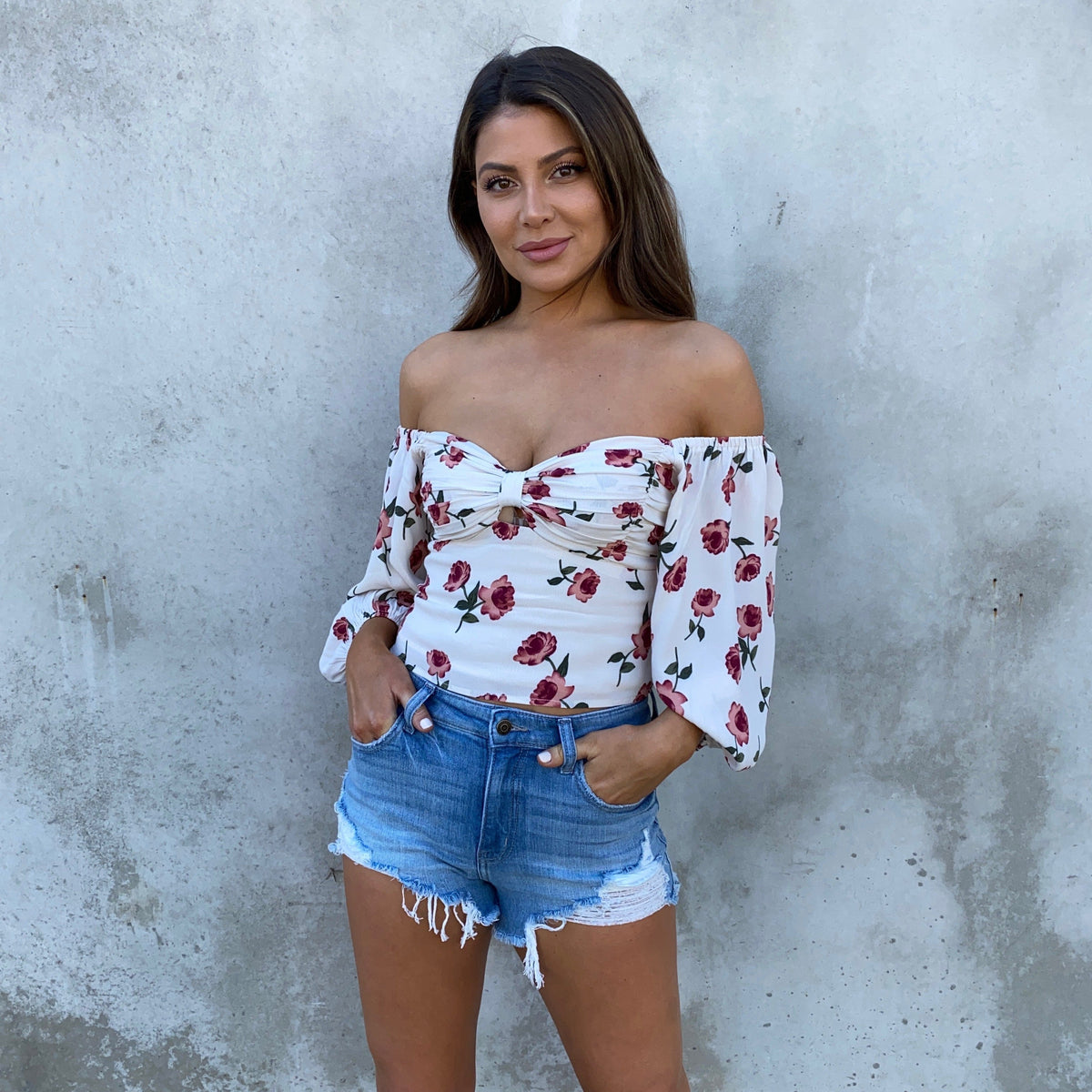 Turn of Events Floral Crop Top - Dainty Hooligan