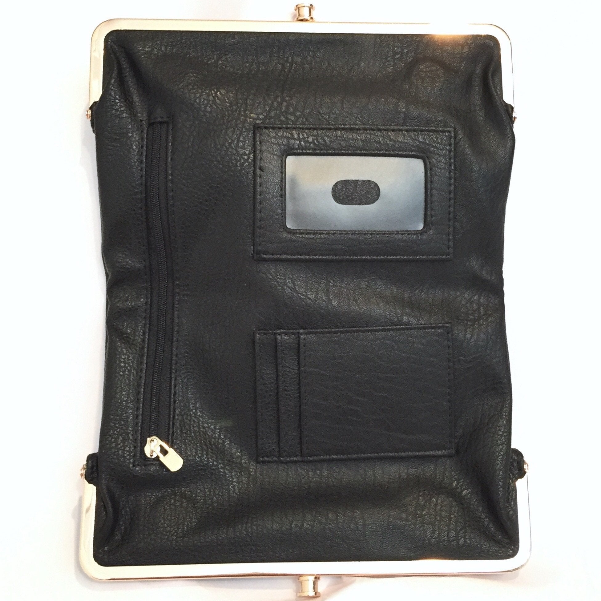 Clutch wallet sales with clasp