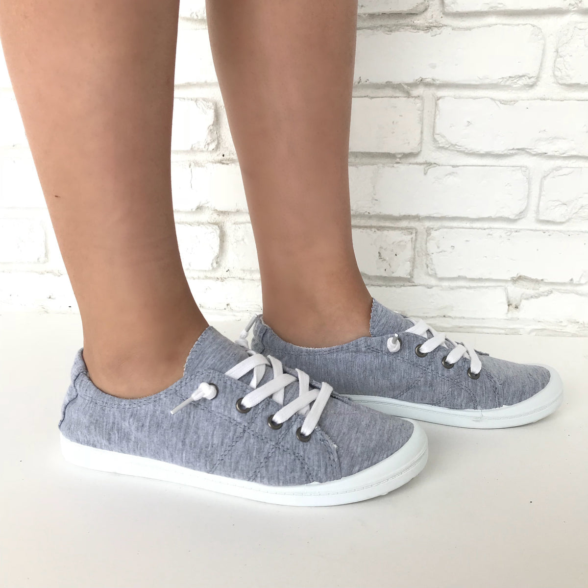 Casual Friday Slip On Sneakers in Grey - Dainty Hooligan