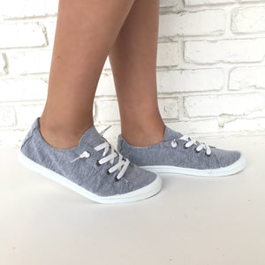 Casual Friday Slip On Sneakers in Grey - Dainty Hooligan